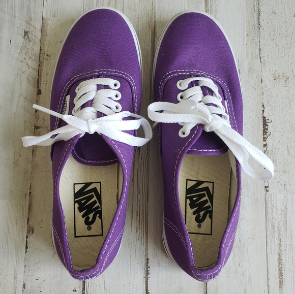 solid purple vans